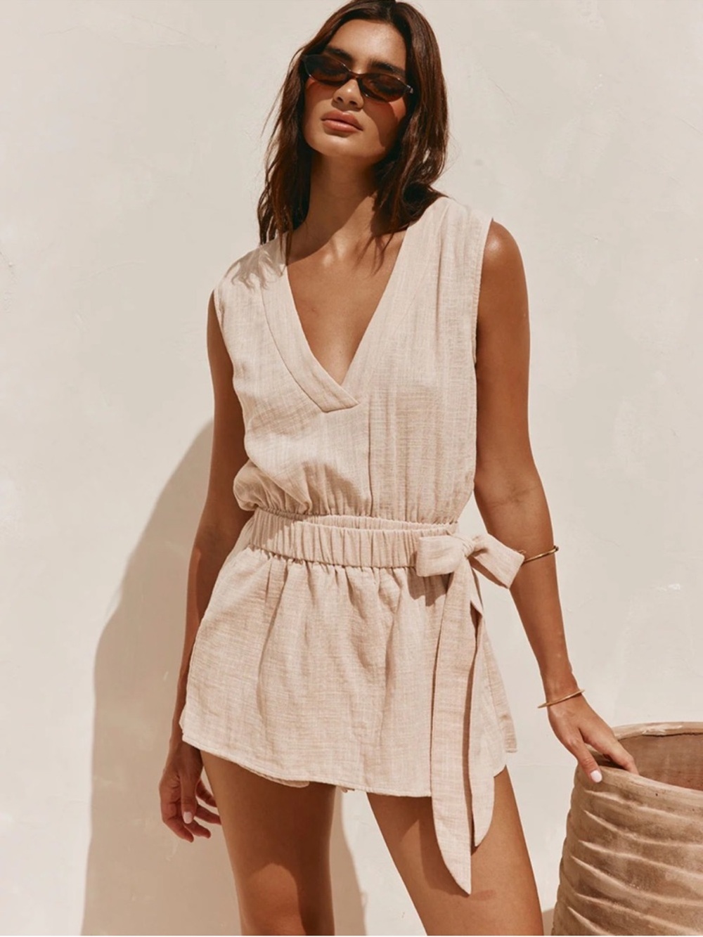 NWT SABO Sandy Playsuit - Tan Size 6 / Medium